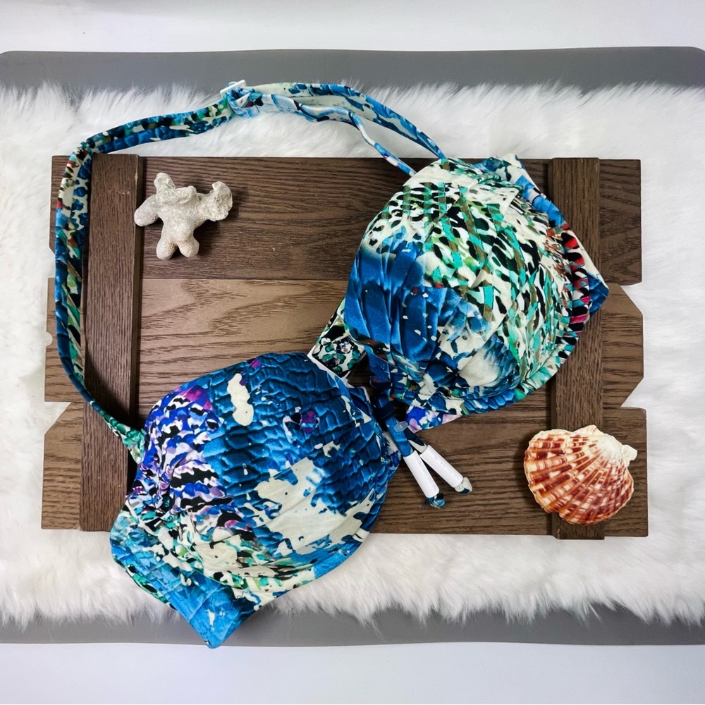 SHAN Bikini Top Blue
